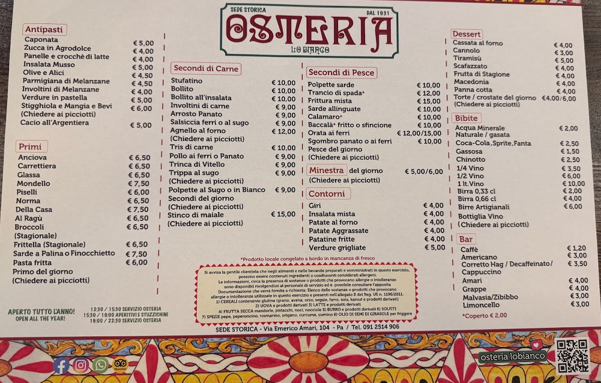 Menu Osteria Lo Bianco Sede Storica-2