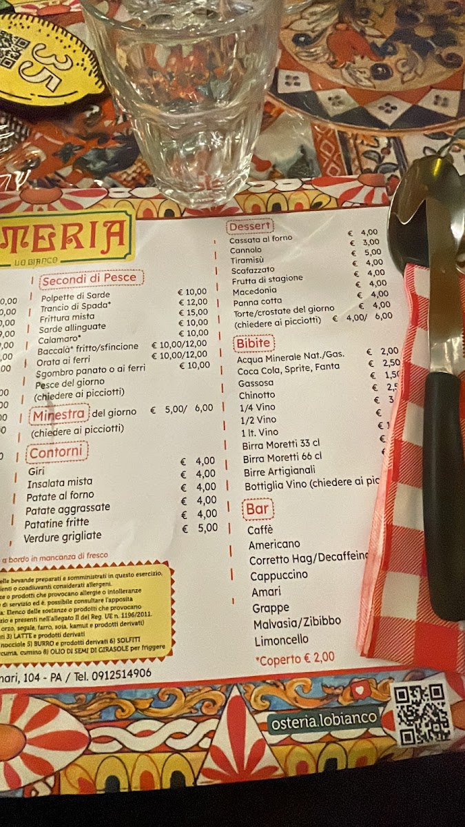 Menu Osteria Lo Bianco Sede Storica-7